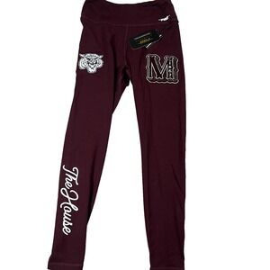 Pro Standard Womens Medium Maroon Morehouse College Maroon Tigers Joggers NWT‎